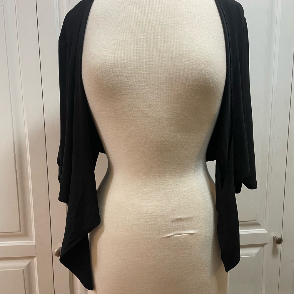 Crop Top Tie Cardigan - Picture 5 of 7